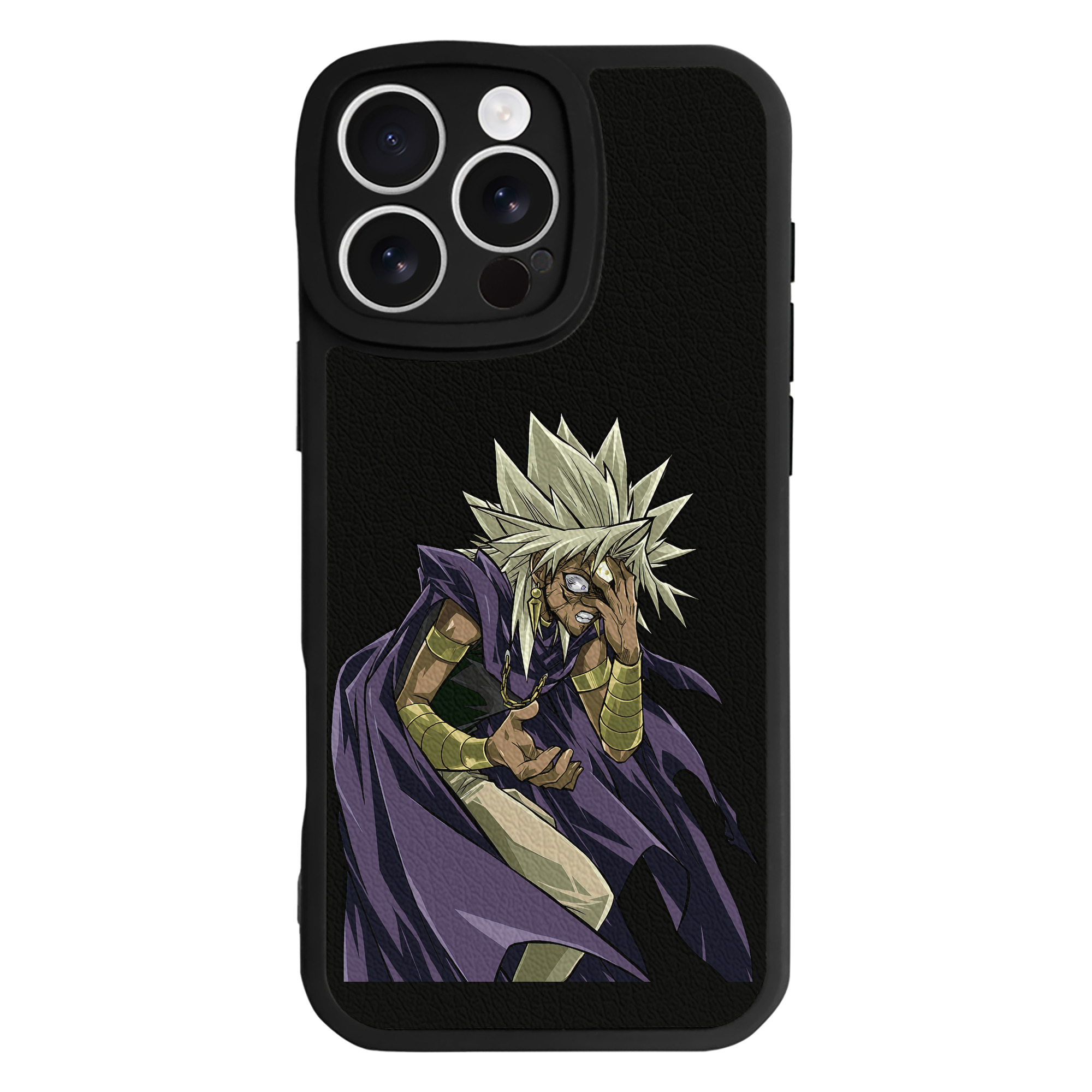 （画像用） 遊☆戯☆王 Yu-Gi-Oh! 【iPhone 16シリーズ対応】シリコンスマホケース（レザー調） 材質：シリコン